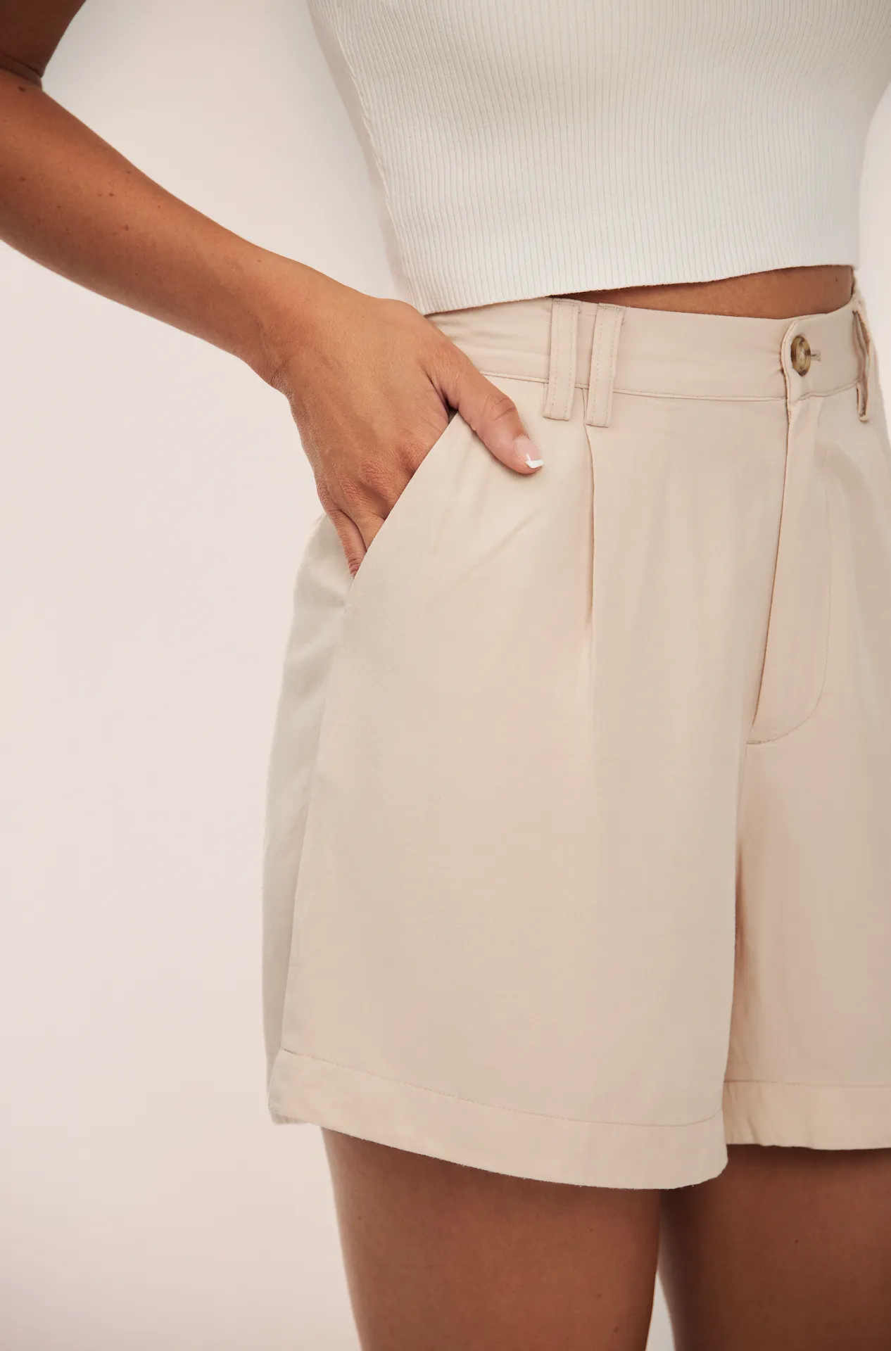 The Thea Shorts - Oatmeal